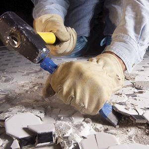 How to Remove Tile From a Concrete Floor
